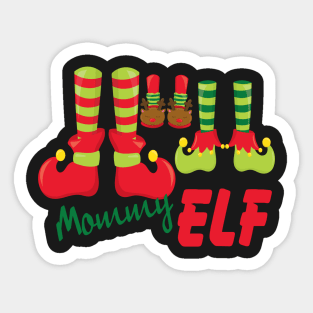 Mommy Elf - Christmas Sticker